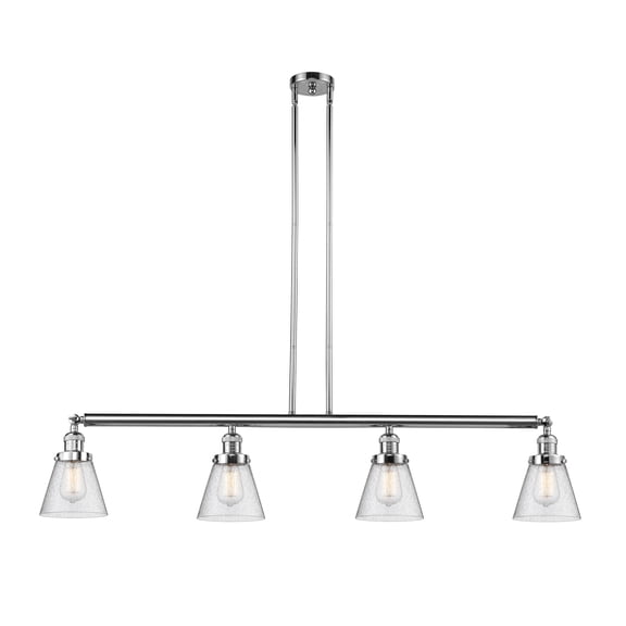 Innovations Lighting 214-S Small Cone Cone 4 Light 51" Wide Commercial Linear Chandelier -