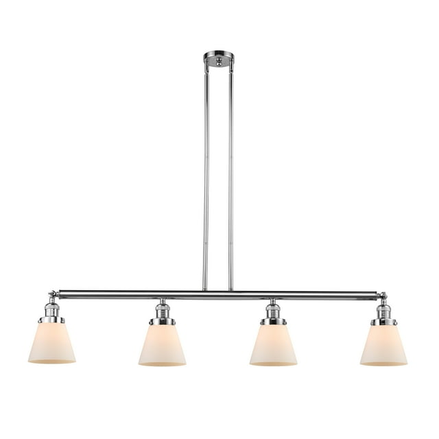 Innovations Lighting 214-S Small Cone Cone 4 Light 51" Wide Commercial Linear Chandelier -
