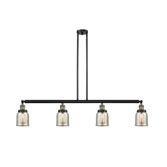 Innovations Lighting 214 Small Bell Bell 4 Light 50" Wide Commercial Linear Chandelier -