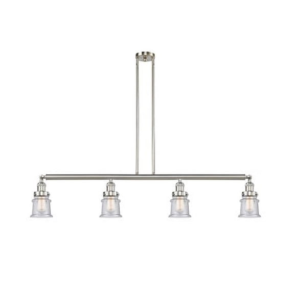 Innovations Lighting 214 Small Canton Small Canton 4 Light 51" Wide Linear Chandelier -