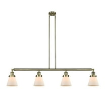 Innovations Lighting 214 Small Cone Cone 4 Light 51" Wide Commercial Linear Chandelier -