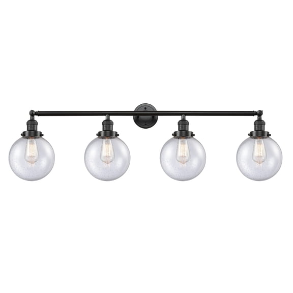 Innovations Lighting 215-S-8 Beacon Beacon 4 Light 44" Wide Vanity Light - Bronze
