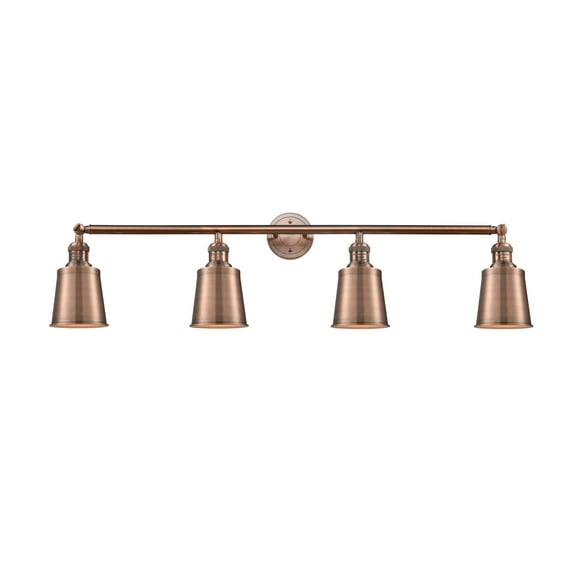 Innovations Lighting 215-AC-M9-AC Addison 4 Light 42" Wide Bathroom Vanity Light - Copper