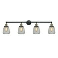 thumbnail image 1 of Innovations Lighting 215-BAB-G142 Chatham 4 Light 42" Wide Bathroom Vanity Light - Black, 1 of 2
