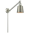 thumbnail image 1 of Innovations Lighting 237-SN-M9-SN Addison 25" Tall Convertible Bathroom Sconce - Nickel, 1 of 4
