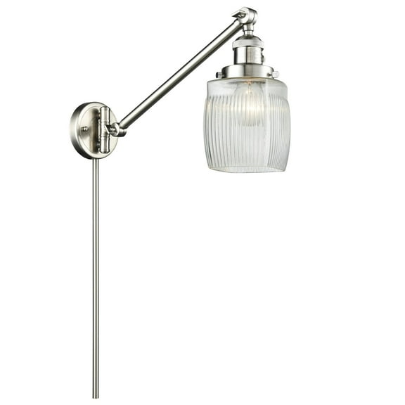 Innovations Lighting 237 Colton Colton 1 Light 25" Tall Hardwired Or Plug-In Wall Sconce /