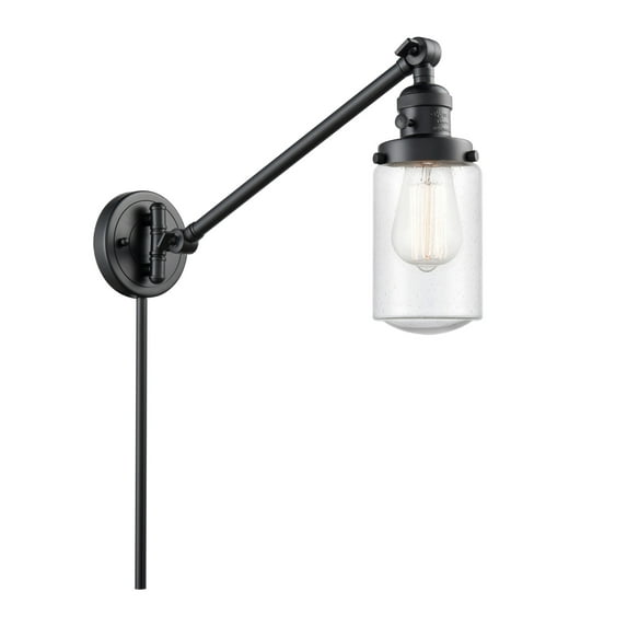 Innovations Lighting 237 Dover Dover 26" Tall Bathroom Sconce - Black
