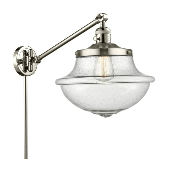 Innovations Lighting 237 Large Oxford Large Oxford 13" Tall Bathroom Sconce - Nickel