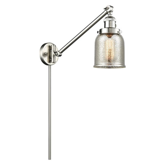 Innovations Lighting 237-SN-G58 Small Bell 1 Light 25" Tall Hardwired Or Plug-In Wall