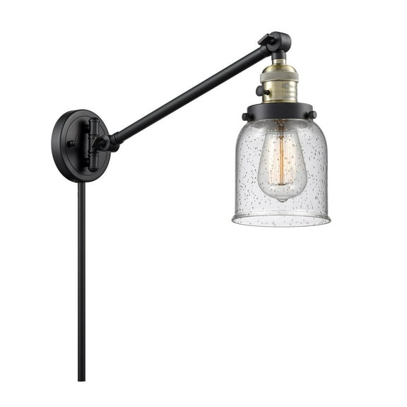 Innovations Lighting 237 Small Bell Small Bell 1 Light 25" Tall Hardwired Or Plug-In Wall