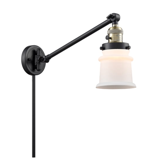 Innovations Lighting 237-BAB-G181S Small Canton 1 Light 25" Tall Bathroom Sconce -