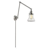 Innovations Lighting 238 Bellmont Bellmont 1 Light 30" Tall Plug-In Wall Sconce - Nickel