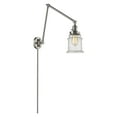 thumbnail image 1 of Innovations Lighting 238 Canton Canton 1 Light 30" Tall Plug-In Wall Sconce - Nickel, 1 of 4