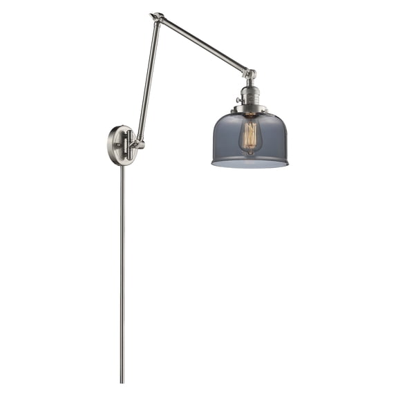 Innovations Lighting 238 Large Bell Large Bell 1 Light 30" Tall Wall Sconce - Nickel