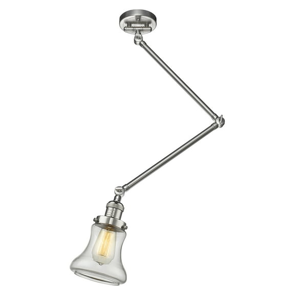 Innovations Lighting 238C Bellmont Bellmont 1 Light 14" Wide Convertible Flush Mount