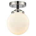 thumbnail image 1 of Innovations Lighting 284-1C-BPN-G201-6 Beacon 1 Light 6" Wide Semi-Flush Ceiling Fixture -, 1 of 3
