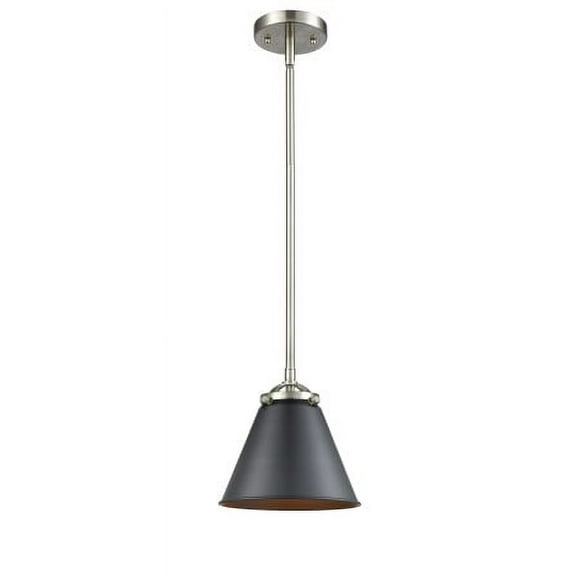 Innovations Lighting 284-1S Appalachian Appalachian 8" Wide Mini Pendant - Black