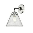 thumbnail image 1 of Innovations Lighting 284-1W Large Cone Large Cone 1 Light 9" Tall Bathroom Sconce - Black, 1 of 6