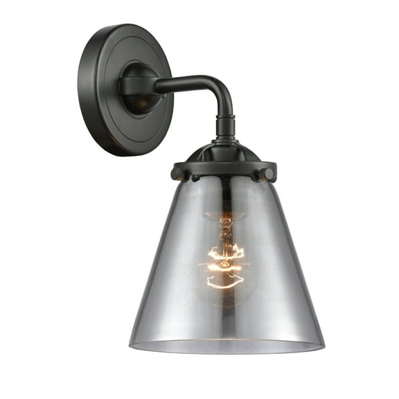 Innovations Lighting 284-1W Small Cone Small Cone 1 Light 9" Tall Bathroom Sconce - Bronze