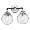thumbnail image 1 of Innovations Lighting 284-2W-6 Beacon Beacon 2 Light 14" Wide Vanity Light - Black, 1 of 6