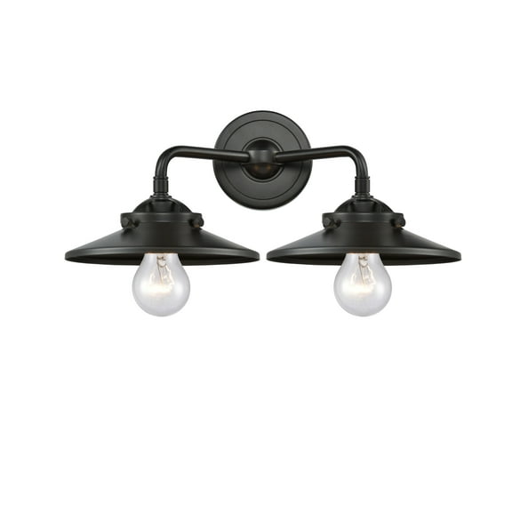 Innovations Lighting 284-2W Railroad Railroad 2 Light 16" Wide Bathroom Vanity Light -