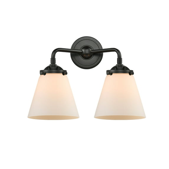 Innovations Lighting 284-2W-OB-G61 Small Cone 2 Light 14" Wide Bathroom Vanity Light -