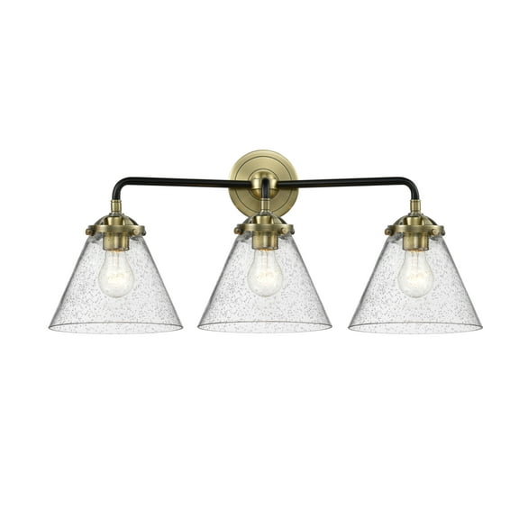 Innovations Lighting 284-3W Large Cone Large Cone 3 Light 26" Wide Bathroom Vanity Light -