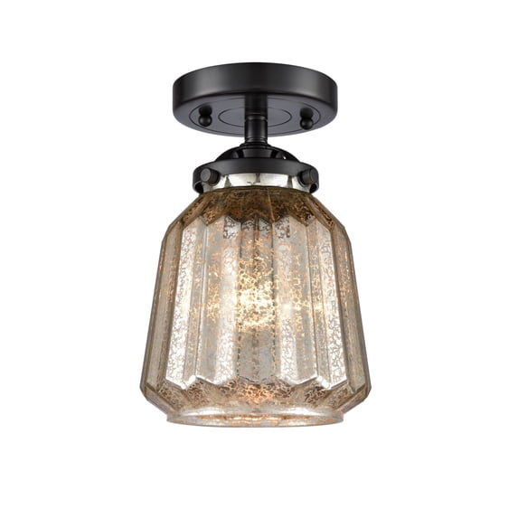 Innovations Lighting 284 Chatham Chatham 6" Wide Semi-Flush Ceiling Fixture - Bronze