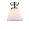 thumbnail image 1 of Innovations Lighting 284-1C-BPN-G41 Large Cone 8" Wide Semi-Flush Ceiling Fixture - Black, 1 of 2