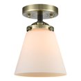 thumbnail image 1 of Innovations Lighting 284-1C-BAB-G61 Small Cone 6" Wide Semi-Flush Ceiling Fixture -, 1 of 2