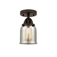 thumbnail image 1 of Innovations Lighting 288-1C-OB-G58 Bell 5" Wide Semi-Flush Ceiling Fixture - Bronze, 1 of 5