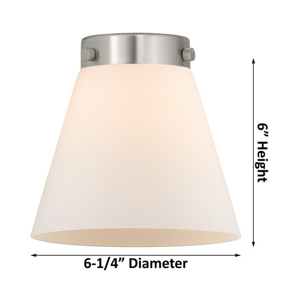 Innovations Lighting 288-2W-12-14 Cone Vanity Cone 2 Light 14" Wide Vanity Light - White