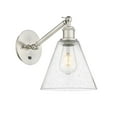 thumbnail image 1 of Innovations Lighting 317-1W-14-8 Berkshire Sconce Berkshire 14" Tall Wall Sconce - Nickel, 1 of 5
