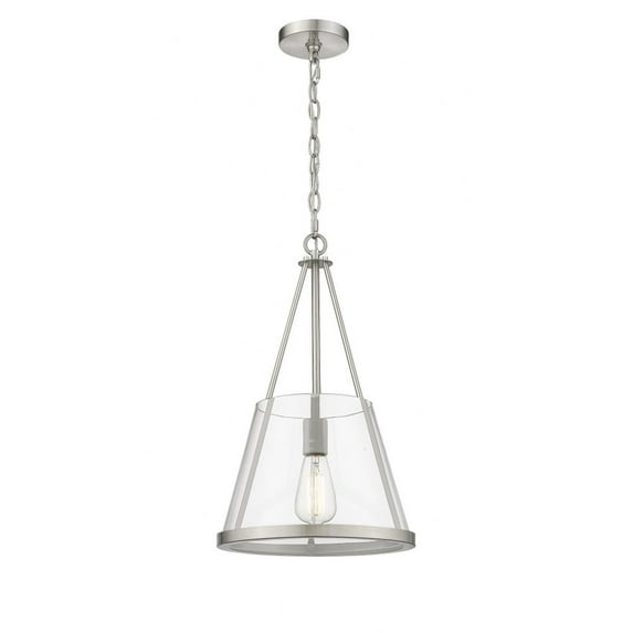Innovations Lighting 383-1S-20-12 Lux Pendant Lux 12" Wide Pendant - Nickel