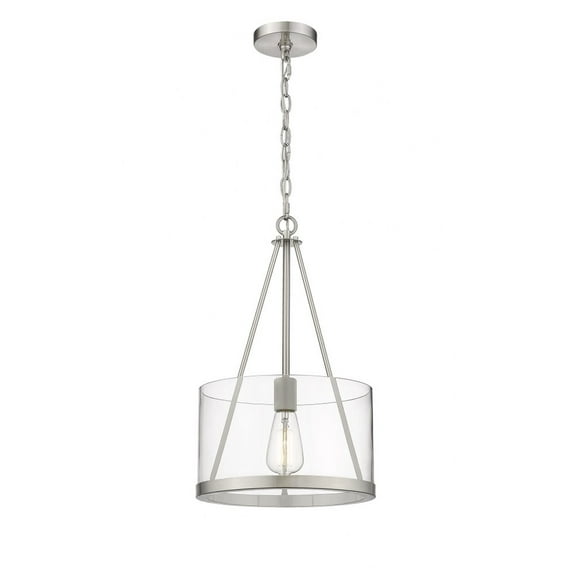 Innovations Lighting 383-1S-20-12 Marissa Pendant Marissa 12" Wide Pendant - Nickel