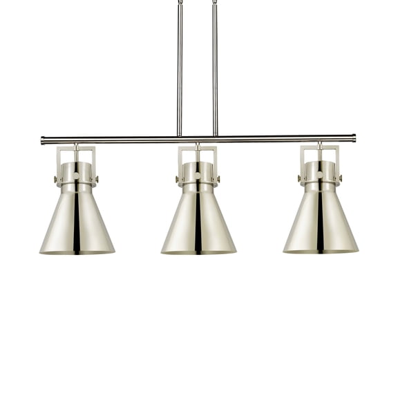 Innovations Lighting 411-3I-13-42 Newton Cone Pendant Newton Cone 3 Light 42" Wide