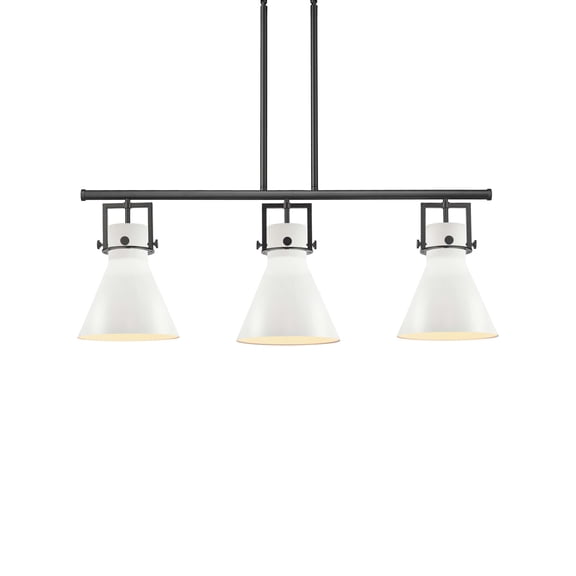 Innovations Lighting 411-3I-13-42 Newton Cone Pendant Newton Cone 3 Light 42" Wide
