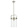 thumbnail image 1 of Innovations Lighting 413-1S-8 Pilaster Pilaster 9" Wide Mini Pendant - Nickel, 1 of 7