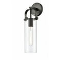 thumbnail image 1 of Innovations Lighting-413-1W-BK-4CL-LED-Pilaster - 4.88 Inch 4W 1 LED Wall Sconce  Matte Black Finish, 1 of 2