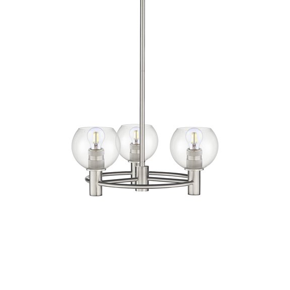 Innovations Lighting 434-3Cr-9-20 Crown Point Pendant Crown Point 3 Light 20" Wide Pendant