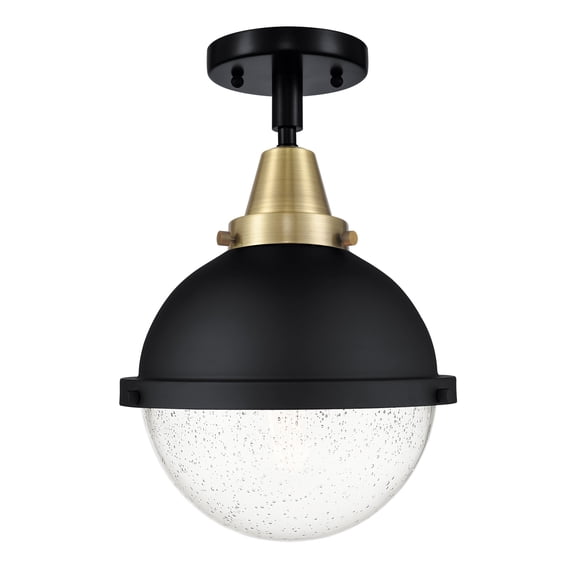 Innovations Lighting 447-1C-14-9 Hampden Semi-Flush Hampden 9" Wide Semi-Flush Globe