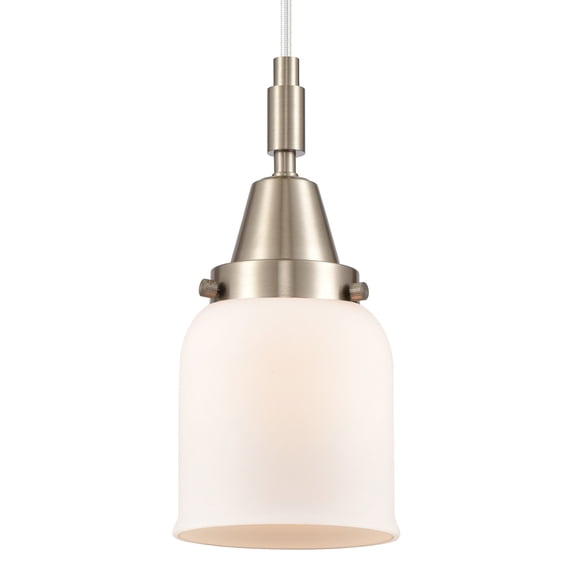 Innovations Lighting 447-1P-G51 Bell 5" Wide Mini Pendant - Nickel