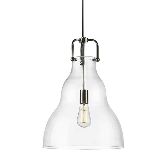 Innovations Lighting 494-1S-19-14 Haverhill Pendant Haverhill 14" Wide Pendant - Nickel