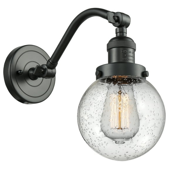 Innovations Lighting 515-1W-6 Beacon Beacon 1 Light 6" Wide Wall Sconce - Bronze