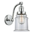 thumbnail image 1 of Innovations Lighting 515-1W Canton Canton 1 Light 12" Tall Bathroom Sconce - Chrome, 1 of 2