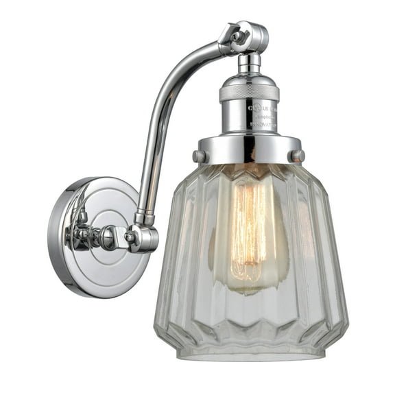 Innovations Lighting 515-1W Chatham Chatham 1 Light 12" Tall Wall Sconce - Chrome