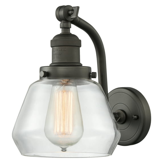 Innovations Lighting 515-1W Fulton Fulton 1 Light 12" Tall Wall Sconce - Bronze