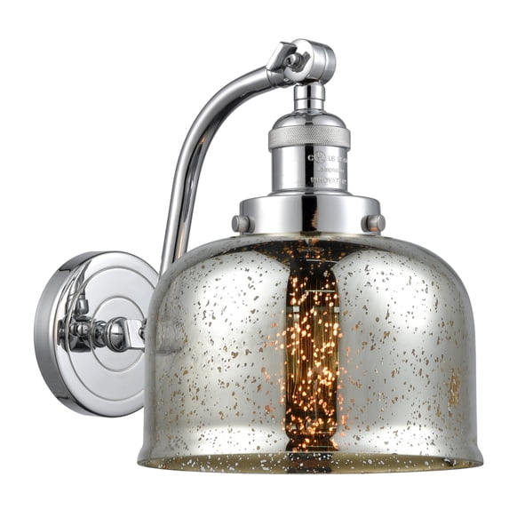 Innovations Lighting 515-1W-PC-G78 Large Bell 1 Light 12" Tall Bathroom Sconce - Chrome