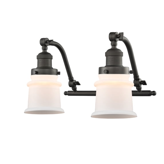 Innovations Lighting 515-2W Small Canton Small Canton 2 Light 18" Wide Bathroom Vanity