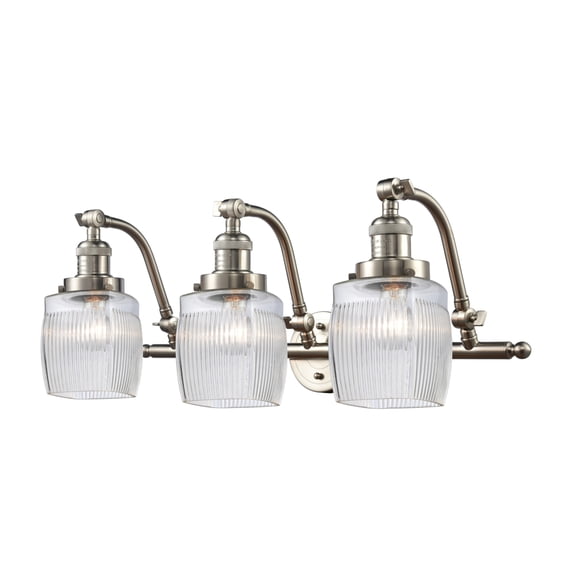 Innovations Lighting 515-3W-SN-G302 Colton 3 Light 27" Wide Bathroom Vanity Light - Nickel